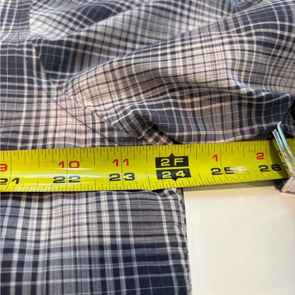 Zachary Prell Grey and Black Plaid Casual Button Down Shirt - Picture 3 of 8